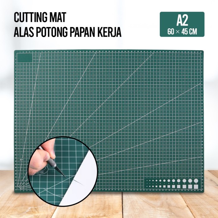 

Terlaris Vbn Working Pad Cutting Mat Alas Potong Papan Kerja A2 60 X 45 Cm