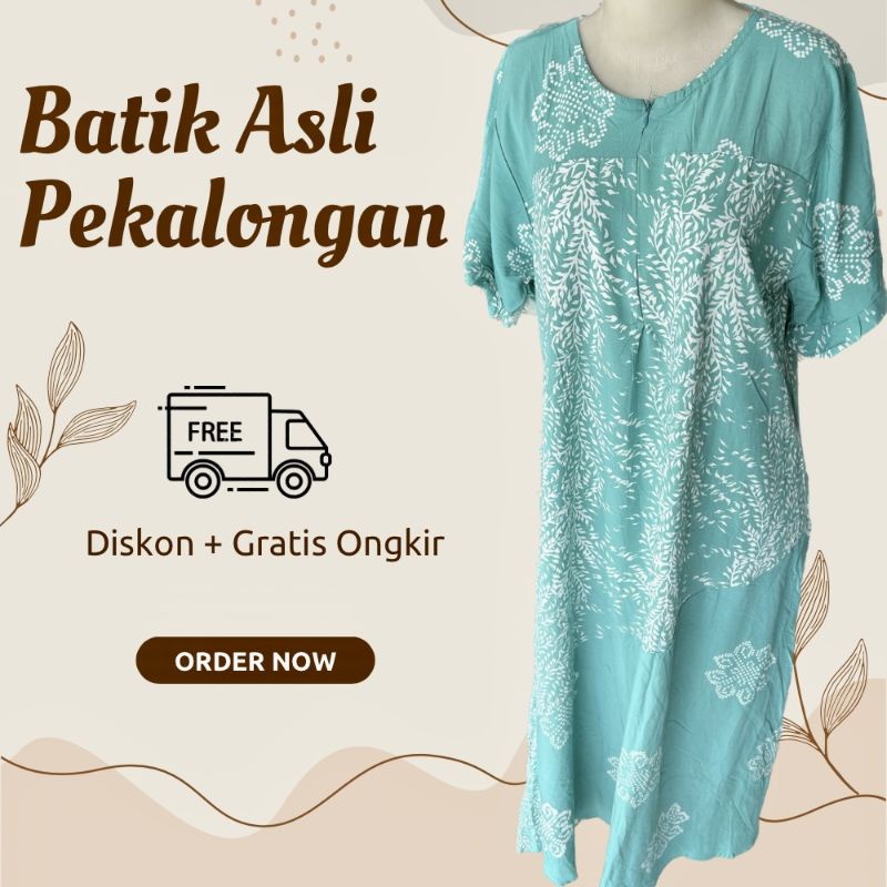 Daster Batik Asli Pekalongan Lowo Bahan Halus Adem Rayon Asli Pekalongan Halus Original Asli Baru Ny