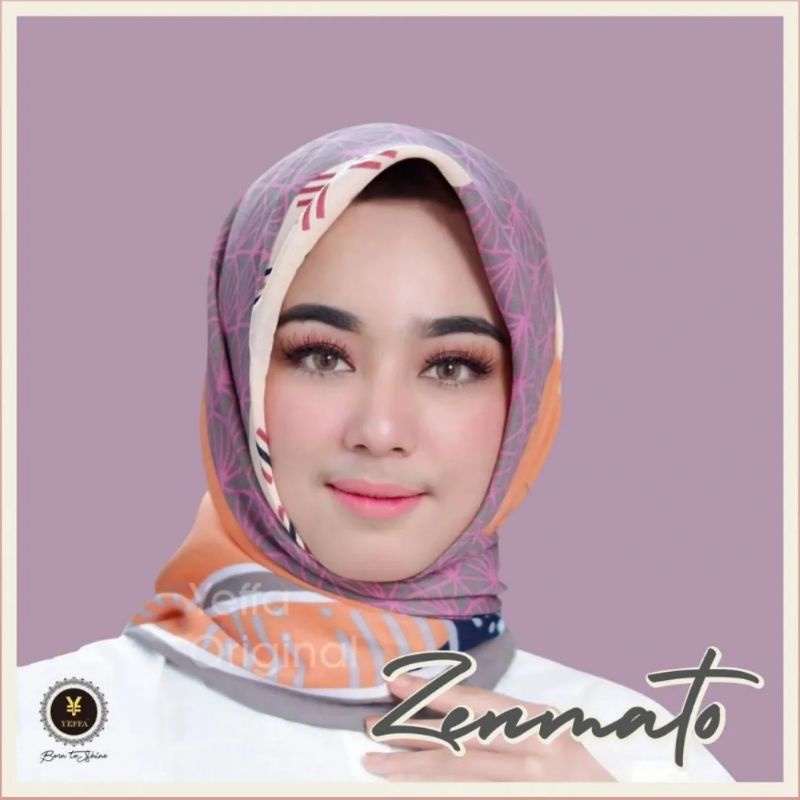 Segiempat Zenmato By Yeffa Scarf 110x110cm French Terry