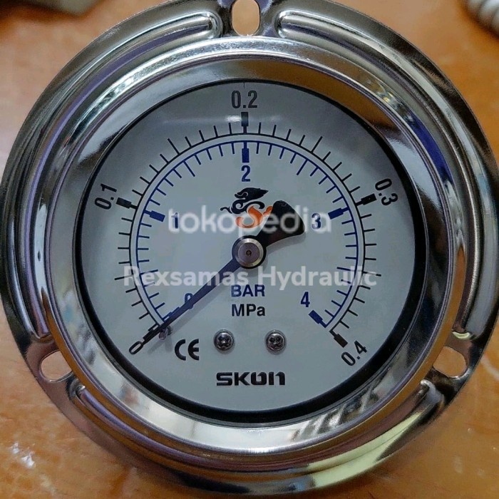 PRESSURE GAUGE 2,5 INCH 0,4 MPA PAYUNG (SKON)