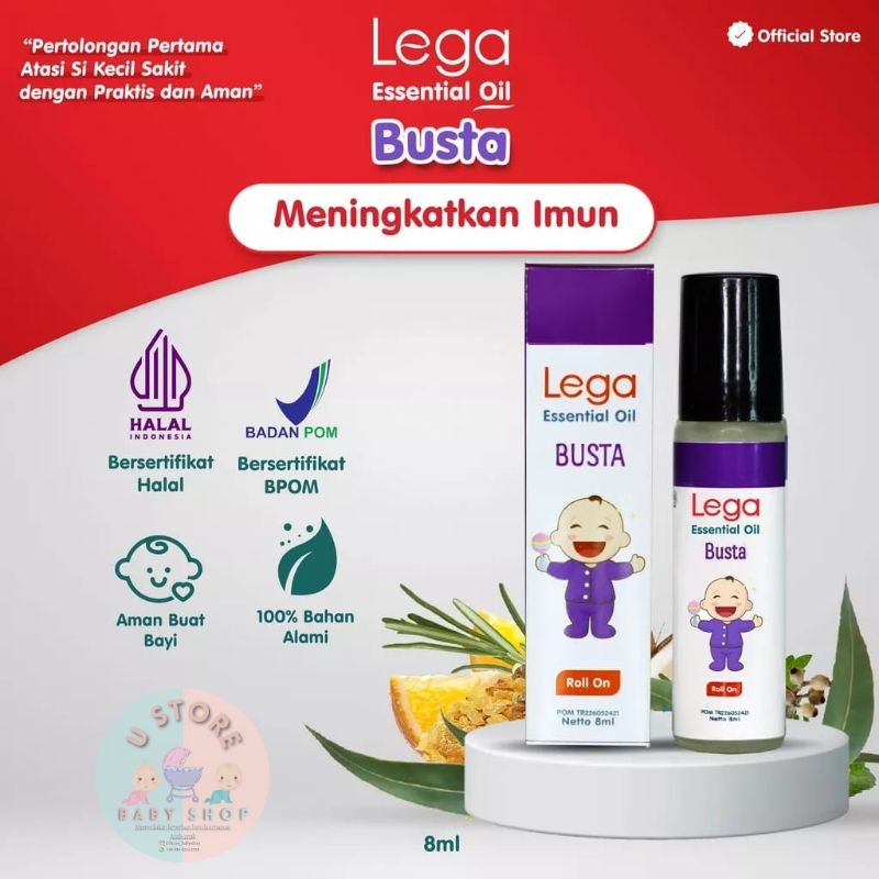 Lega Essential Oil 8ml 0-8 tahun Essenti Oil redakan batuk , turunkan demam, Tingkatkan Imun , Anti rewel , Anti nyamuk dan serangga, essential Oil Cessa