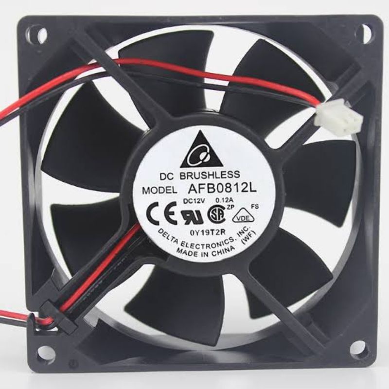 FAN 8CM DELTA AFB0812L DC.12V 0.12A 3PIN ORI
