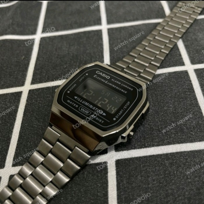 Promo Jam Tangan Casio Vintage Original A168Wgg-1B Original 100% Termurah