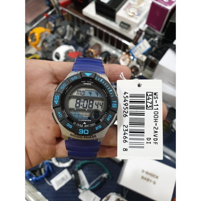 Diskon Spesial Casio Ws-1100H-2Avdf - Jam Tangan Pria Digital Ws1100H Ws-1100H-2A Terbaru