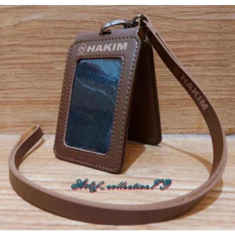 

Kalung ID Card Name Tag Hakim Double Slot