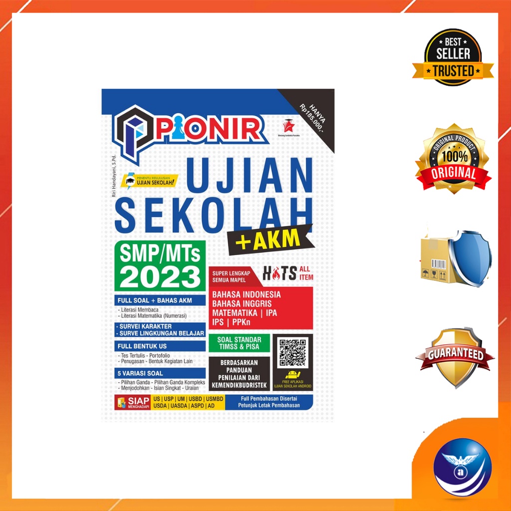 Buku PIONIR US+ AKM SMP/MTs 2023