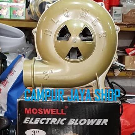 Mesin Blower Keong Electrik 3 Inch Moswell Kipas Belower Kencang