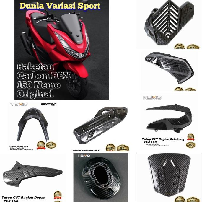 Paketan/Paket Cover Carbon PCX 160 Nemo Original