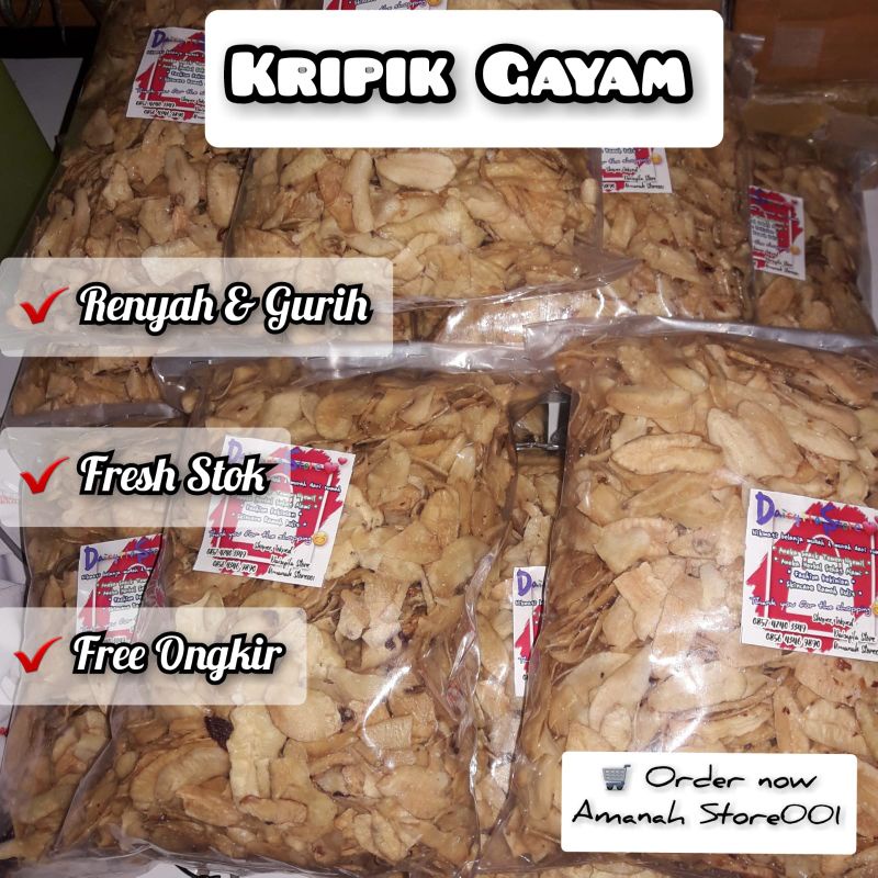 

(READYSTOCK FREE PACKING) 1 Kg Criping Gayam Kripik Gayam Emping Gayam Renyah Gurih Nagih No Miccin Emping Gayam Krupuk Kerupuk Simping Cemilan Enak Viral Tradisional