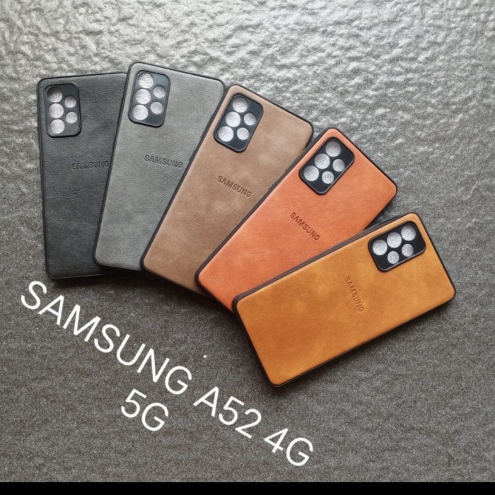 Terlaris Samsung A32 4G A52 A52S A72 Soft Case Leather Kulit Cover Ultra Slim