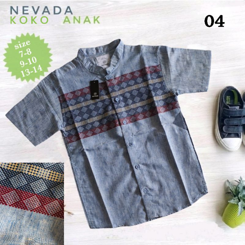 Kemeja koko Anak NEVADA ori