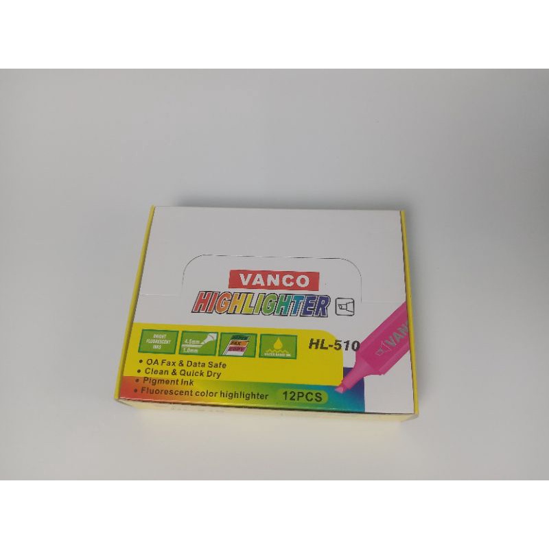 

Stabilo Highliter Vanco 12 Pcs