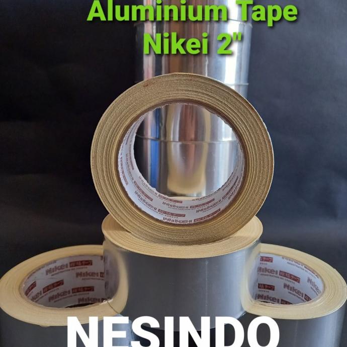 

SALE LAKBAN ALUMINIUM FOIL 2" DUCT TAPE ALUMINIUM TAPE NIKEI TAHAN PANAS
