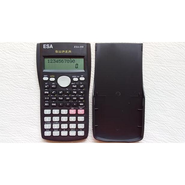 

Kalkulator Sekolah Sin Cos Tan ESA 350MS2 - Scientific Calculator perkakas 54PR23