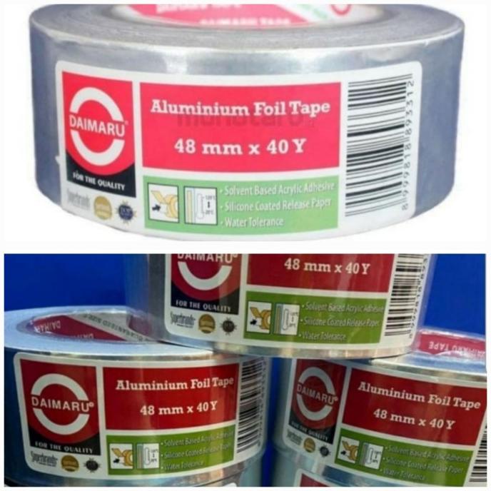 

JUAL Daimaru Alumunium Tape Foil Ukuran 48 mm x 40 yard (36.5 meter)