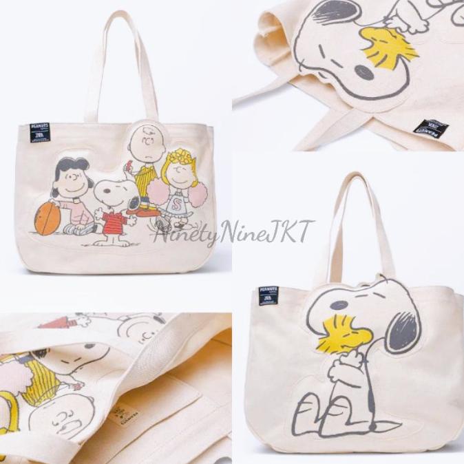 ZARA SNOOPY PEANUTS TOTE BAG / TAS ZARA FH52 / TAS IMPORT
