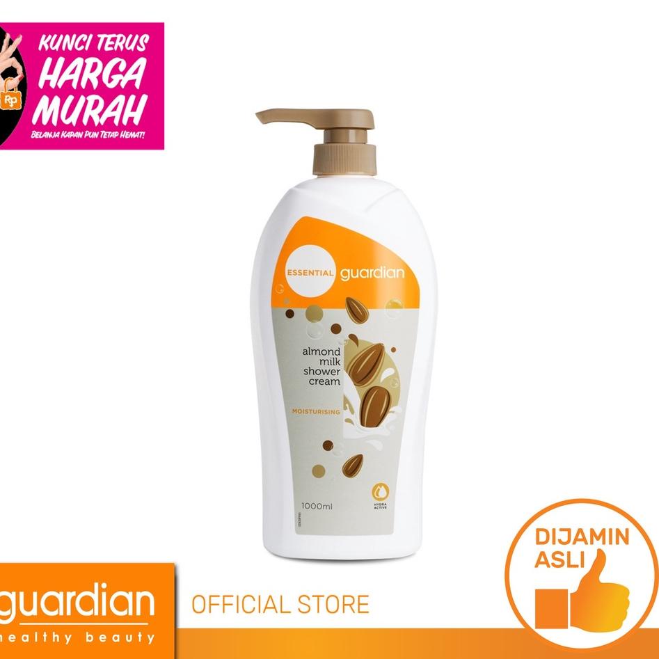 codeM2y2X Cuma satu hari Guardian Essential Milk Almond Soft Shower Cream1L