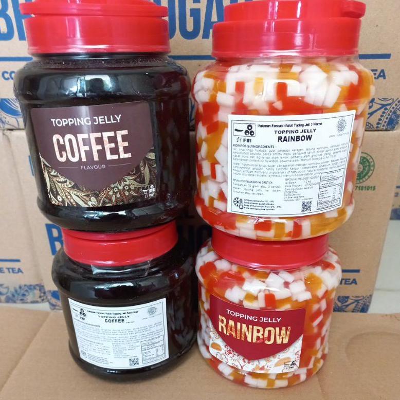 

(BISA COD) QQ Rainbow jelly QQ COFFEE JELLY itpin jelly 1.2kg Itpin !