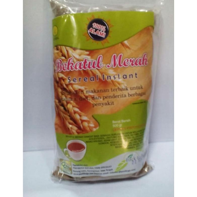 

COD Serbuk Minuman Bekatul Beras Merah Organik 500 gram (Sereal ) ~