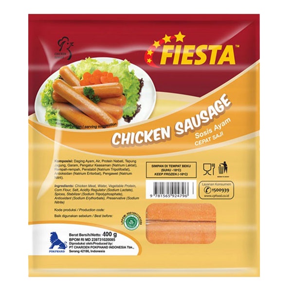 

FIESTA CHICKEN SAUSAGE 400 GR