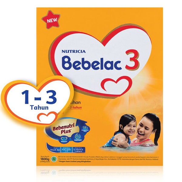 BEBELAC 3 MADU HIQEQ 1800 GR - SUSU
