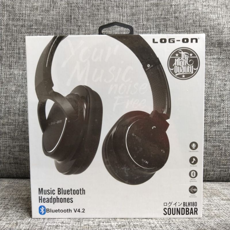 Log On BLH180 Headset Soundbar Bluetooth V4.2 Headphone Original