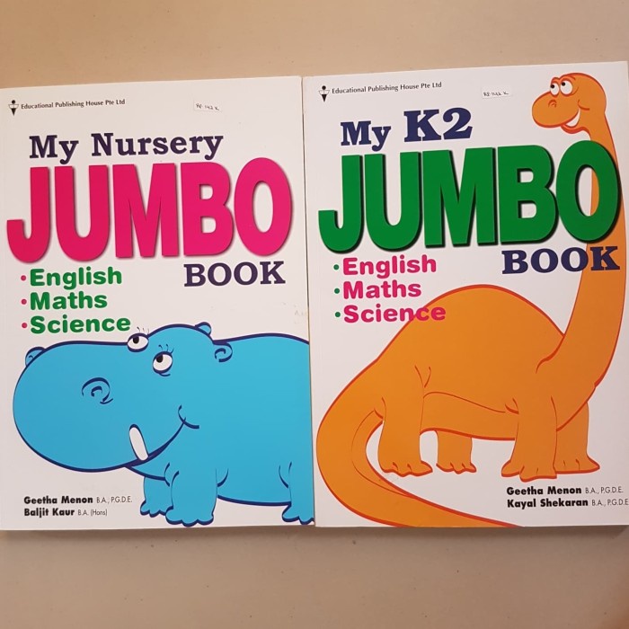 Promo My Nursery/K1/K2 Jumbo Book Termurah
