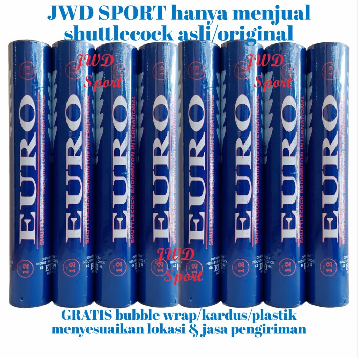 EURO Shuttlecock Biru