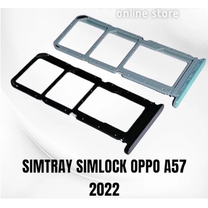 Slot Tempat Dudukan Simcard Simtray Sim Tray Card Lock Oppo A57 2020