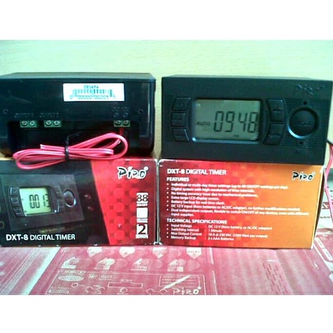 DXT-8 DIGITAL TIMER, PIRO, TIMER, TIMER DIGITAL, TIMER DC, TIMER DC12V