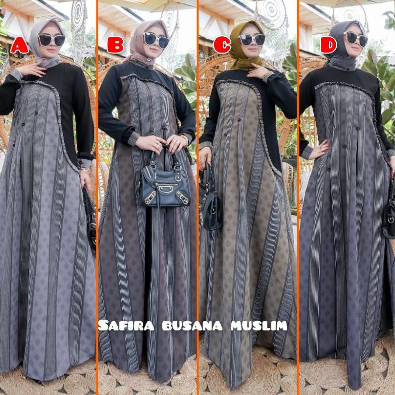dinda dress gamis casual