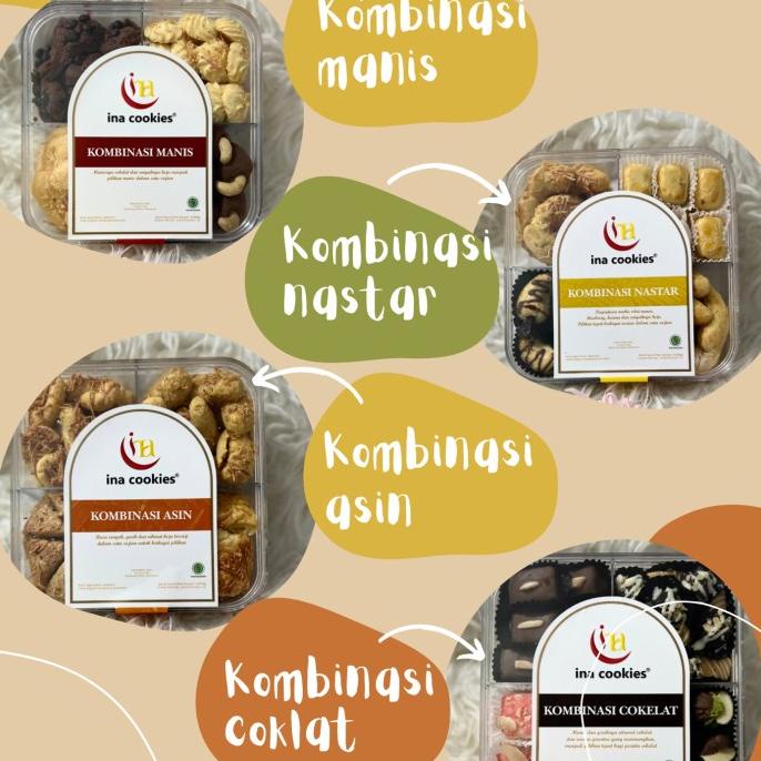 

Ina Cookies Kombinasi 4 rasa