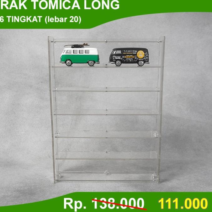 Rak Diecast / Tomica Long / Rak Acrylic / Rak Akrilik Tomica