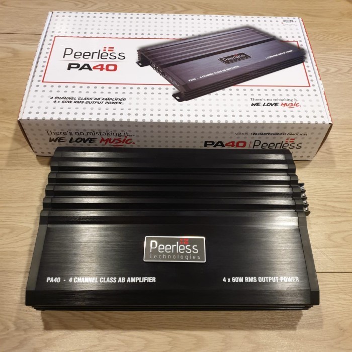 Terlaris Power Peerless 4 Channel Pa 40