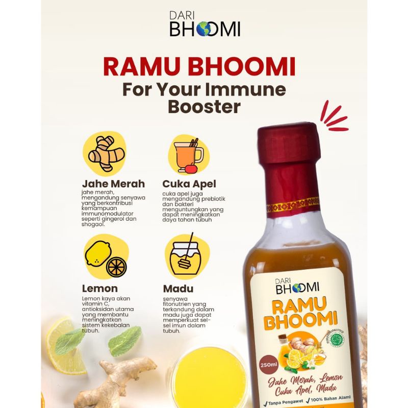 

Dehealth Supplies Ramu Bhoomi ( Jahe Merah, Lemon, Cuka Apel, Madu ) 250gr