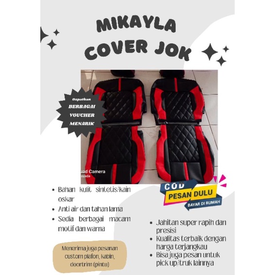 SARUNG / COVER JOK BARIS DEPAN SS ANGKOT CARRY MINI EXTRA CARRY MINIBUS REALVAN CARRY FUTURA MINI T1