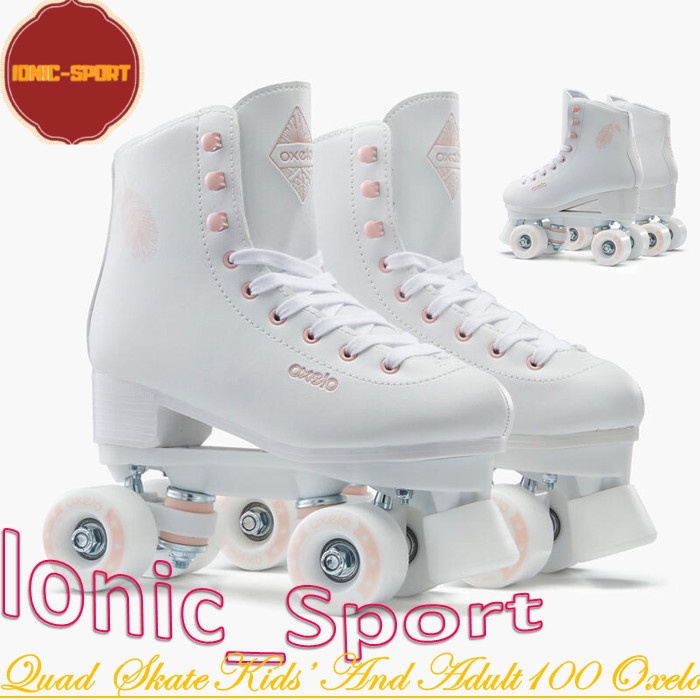 Sepatu Roda Anak Dewasa Oxelo Quad Skate 100 Roller Skating Artistic