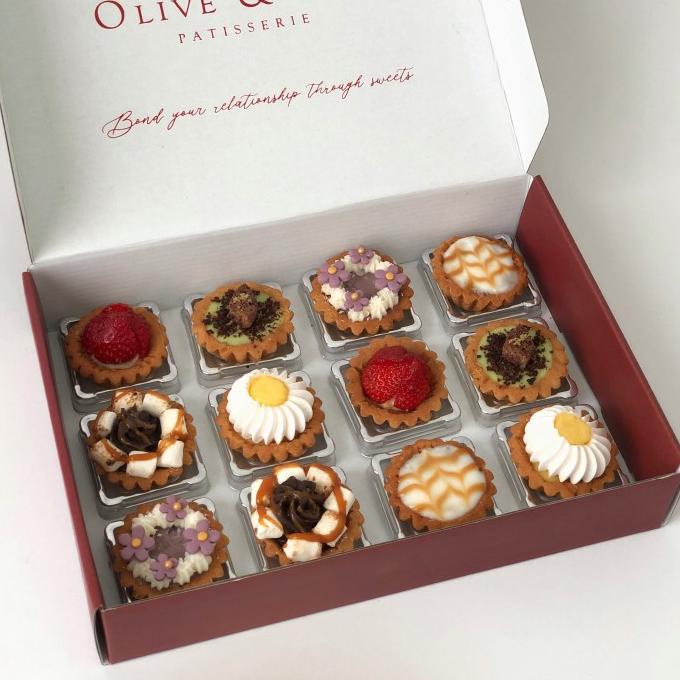 

Olive and Pam Tartlet 12 pcs (Kue Ulang Tahun/ Hamper/ Gift)