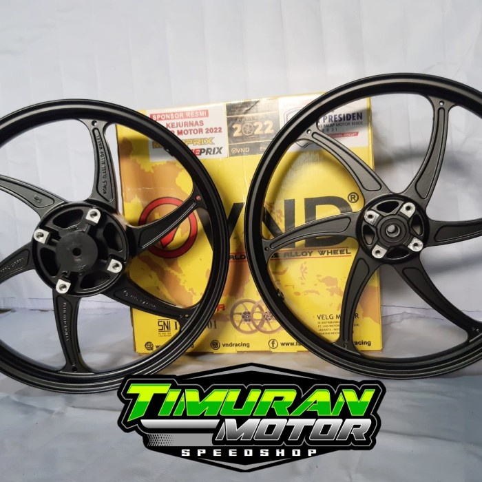 VELG VND SIX STAR NINJA R HITAM 160 185 R17