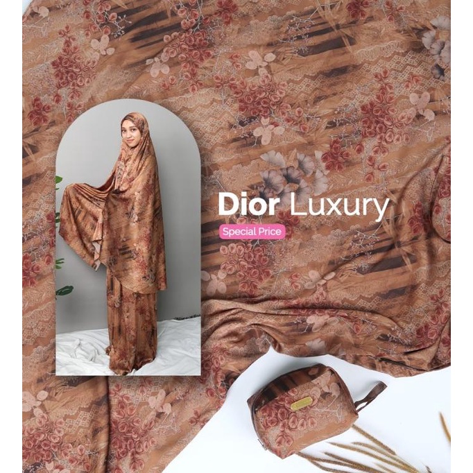 Mukena Dewasa Traveling - Silk Premium Printing - Royale Edition 2in1