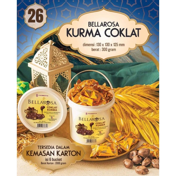 

bellarosa kurma coklat 6 bucket