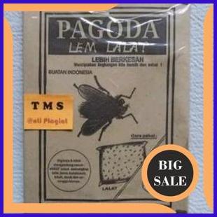 

Lem Lalat dan Serangga Pagoda isi 10 Lembar - Aman Tanpa Racun perkakas 54PR23