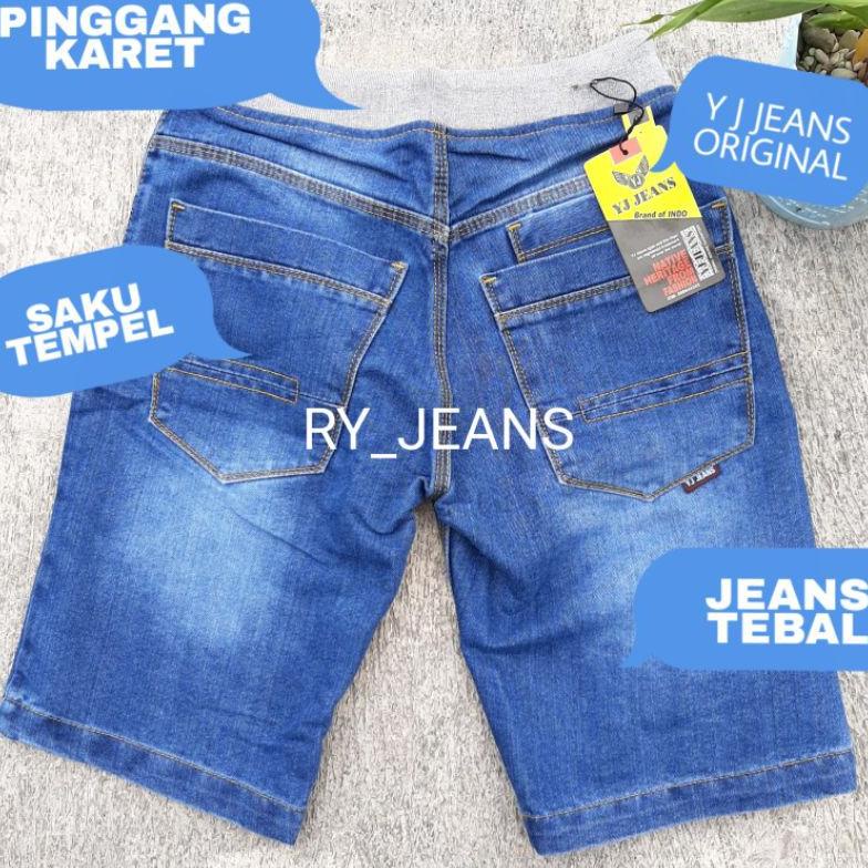 Limited - Celana jeans kolor rip pria celana jeans pendek pria jeans pinggang kolor ..