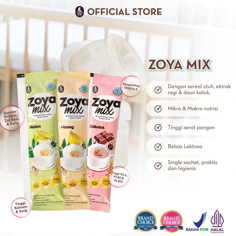 

( Bayar Ditempat ) MamaBear ZoyaMix Sereal Kedelai dengan daun Katuk 3 Box