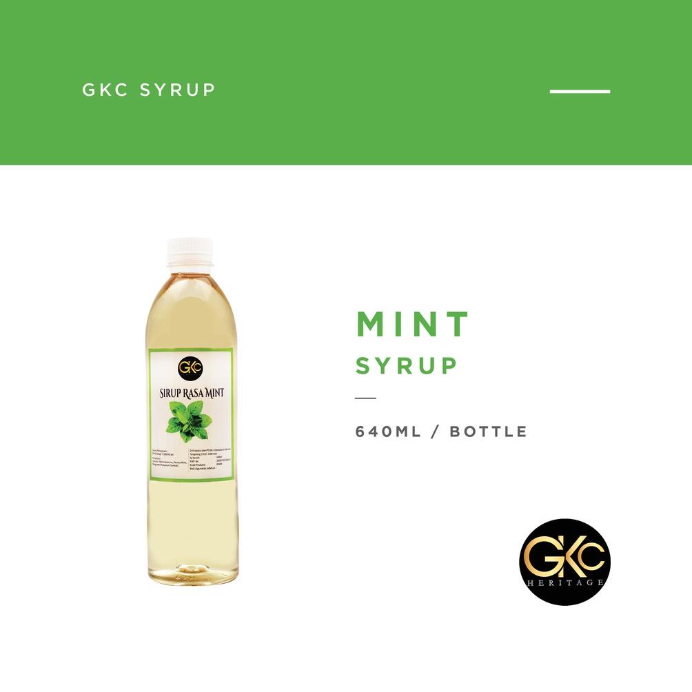 

Bayar Ditempat Sirup Mint / Mint Syrup Minuman GKC Heritage 640 ml (Import Quality) ,.