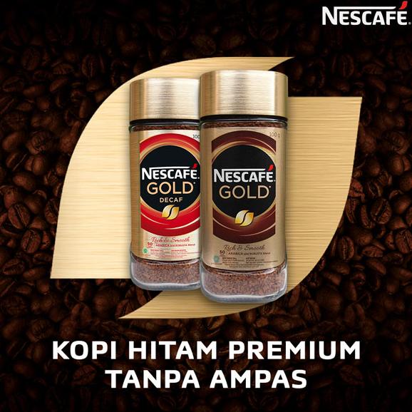 

( BAYAR DITEMPAT ) NESCAFE GOLD Kopi Instan Kopi Hitam Jar 100gr ,,