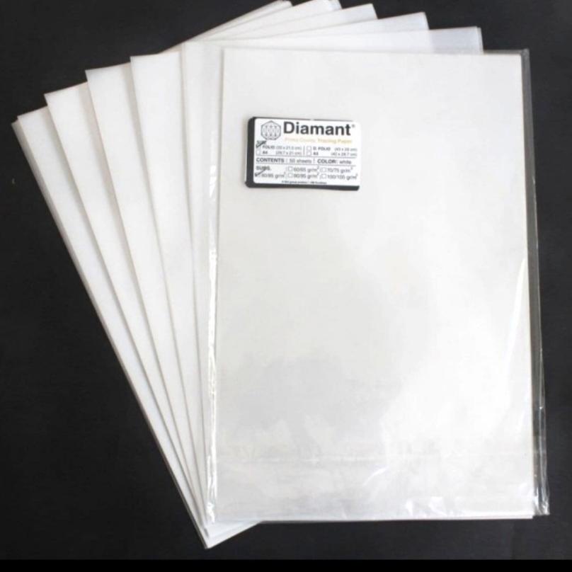 

Update! KERTAS KALKIR (ARSIR TRANSPARANT) DIAMANT A3, A4 DAN FOLIO ISI 50 LEMBAR ~
