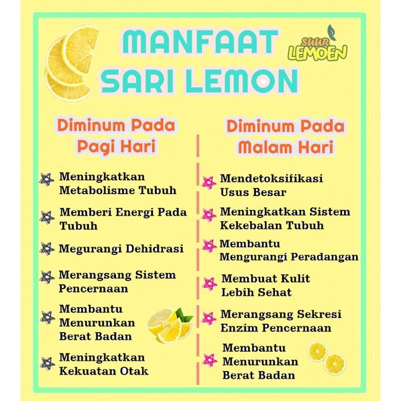 

BAYAR DITEMPAT - 1 Liter Sari Lemon Murni Jus Untuk Diet Pelangsing Badan Detox Alami Dengan Bahan Lemon California by Suur Lemoen ID ,.