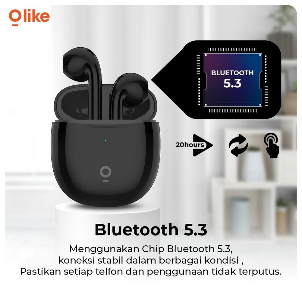 Big Sale OLIKE TRUE WIRELESS BLUETOOTH EARPHONE EARBUDS TWS HEADSET EJ1 .,