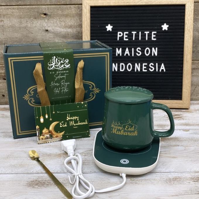 

Promo Curtis RAMADHAN Gelas keramik pemanas hijau idul fitri lebaran hampers
